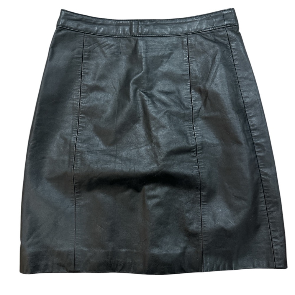 80’s Vintage Bermam’s Leather Skirt Size 6
